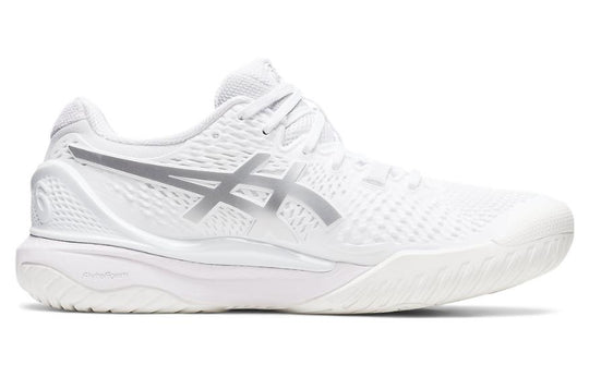 (WMNS) Asics Gel Resolution 9 'White Pure Silver' 1042A208-100