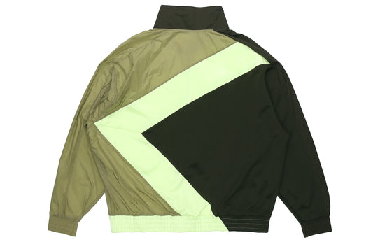 Air Jordan Wings Diamond Contrasting Colors Casual Sports Jacket Green CI7916-355