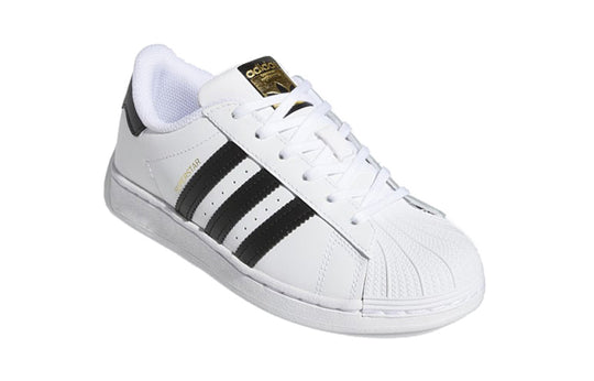 (PS) Adidas Superstar Shoes 'Cloud White Black' FU7714 - KICKS CREW