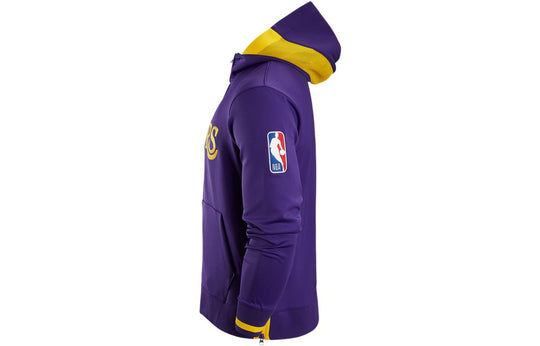 Nike NBA Logo Zipped Hooded Jacket 'Lakers Purple' DR2084-504