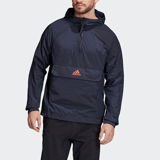 adidas Outdoor Sports Jacket Coat Male Blue FI0619 - KICKS CREW