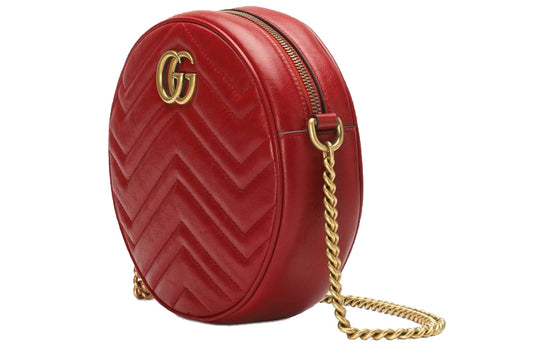 Authentic GUCCI GG MARMONT 550154 0OLET Shoulder bag #260-004-551