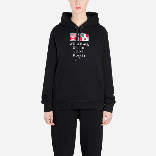 (WMNS) Burberry Hoodie Drawstring Hoodie Black 80254491