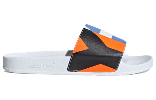 adidas Y-3 Adilette Unisex Slippers 'White Blue Orange' FW9742