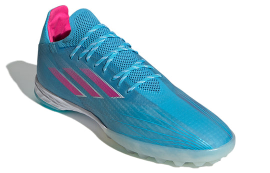 adidas X Speedflow.3 TF - Sky Rush/Team Shock Pink/White - Mens Boots