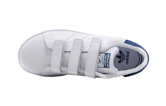(PS) adidas originals Stan Smith Shoes White/Blue S74779 - KICKS CREW