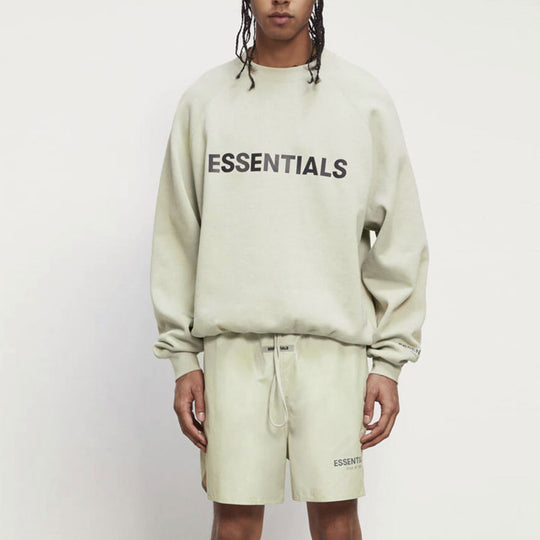 Fear of God Essentials SS20 Crew Neck Swea Cream FOG-SS20-296