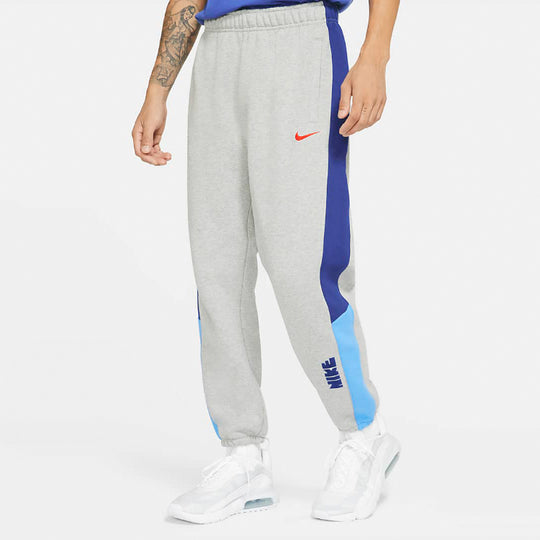 Nike Splicing Bundle Feet Casual Sports Pants Gray Blue Grayblue DC647 ...