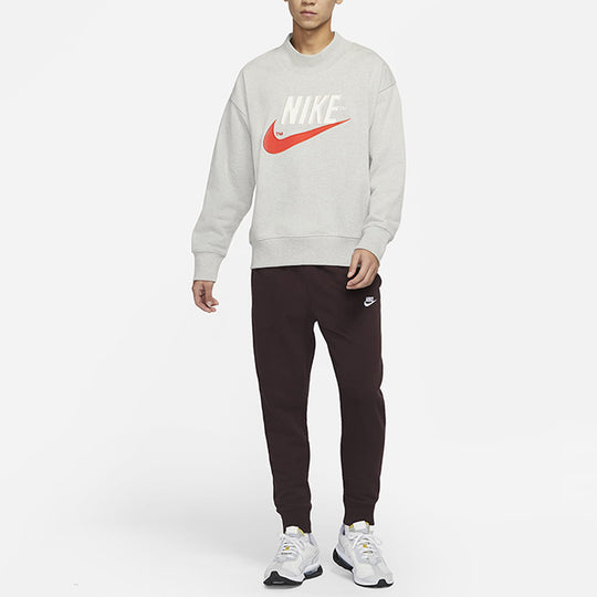 Nike Trend Capsule Series Logo Embroidered Sports Round Neck Pullover ...