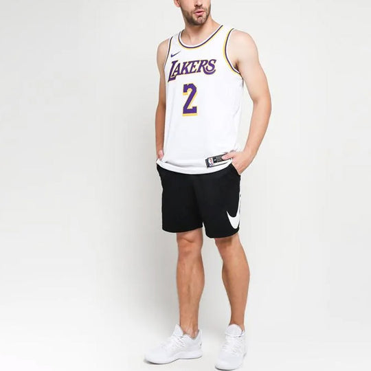Nike NBA Basketball Jersey/Vest Los Angeles Lakers Lonzo Ball 2 White AA7101-100