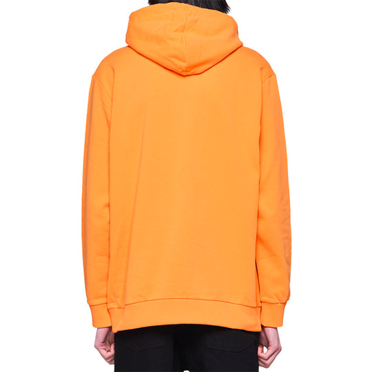 Men's KENZO Hooded Pullover Long Sleeves Orange F955SW4234XF-17