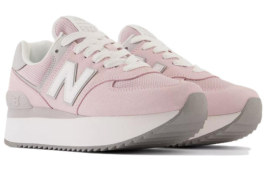 (WMNS) New Balance 574+ 'Pink White Gray' WL574ZSE - KICKS CREW