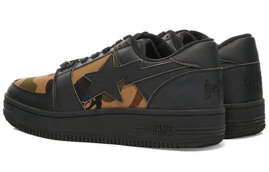 Bapesta Low M1 '1st Camo - Black' 1F80191002-BLK