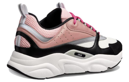 Dior White and Pink B22 Sneakers Size 8.5