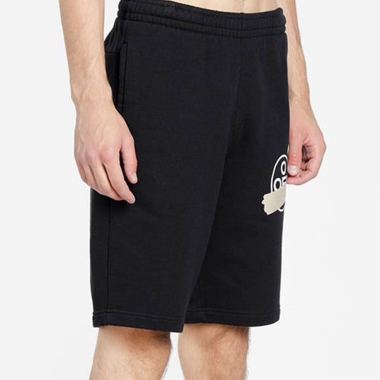 Off-White OW LOGO SWEATSHORTS BLACK WHITE