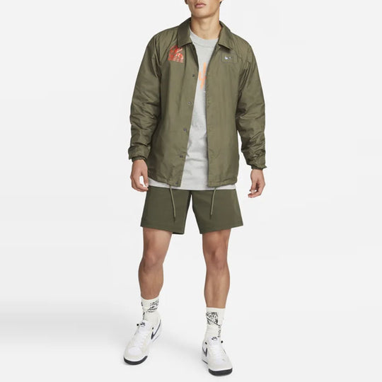 NIke SB Coach Jacket 'Olive' DV0580-222 - KICKS CREW