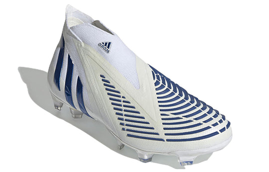 adidas Predator Edge+ FG 'White Hi-Res Blue' GV7375 - KICKS CREW