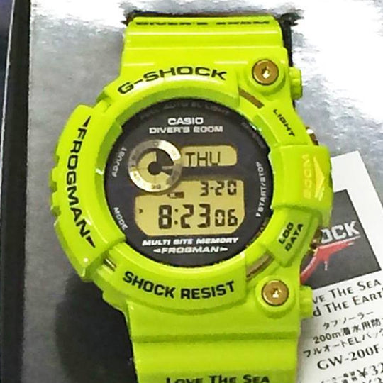 CASIO G-Shock Frogman 'Green' GW-200F-3JR-KICKS CREW