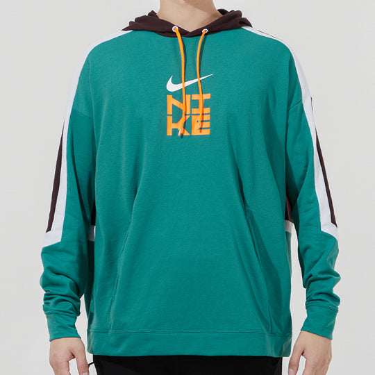 Men's Nike Logo Printing Colorblock Pullover Lake Blue DD1904-350