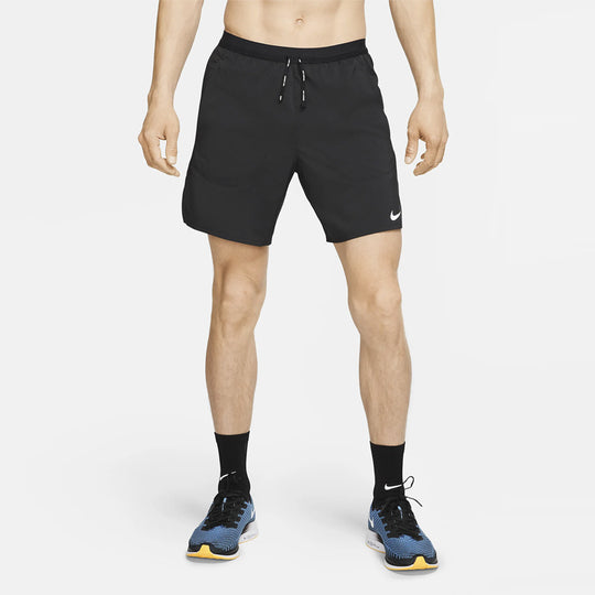 Nike Running Sports Breathable Lacing Shorts Black CJ5471-010 - KICKS CREW