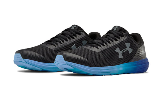 (GS) Under Armour Surge Rn 'Black Blue' 3020470-005 - KICKS CREW