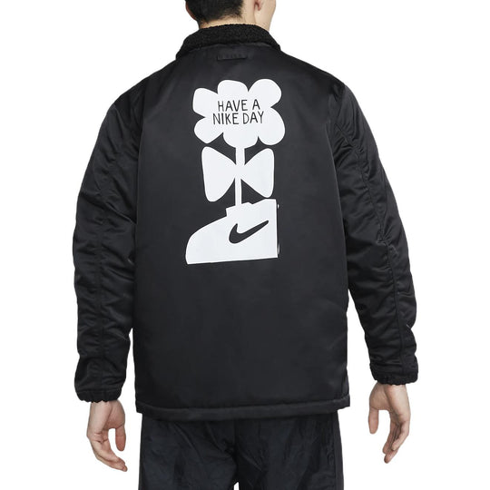 Nike Lined winterized coach jacket 'Black' DQ4192-010