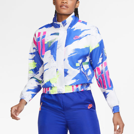 (WMNS) Nike Court Tennis Jacket Blue CU2667-100