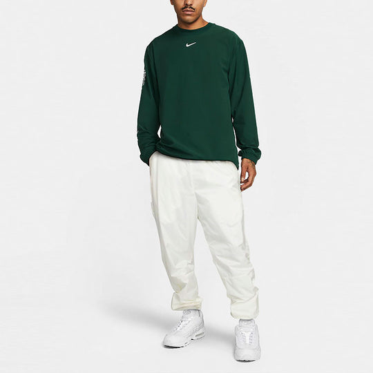 Nike x NOCTA Long Sleeve Woven Pullover 'Green White' DJ5584-397