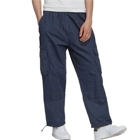 Men's adidas originals Solid Color Big Pocket Straight Sports Pants/Tr ...