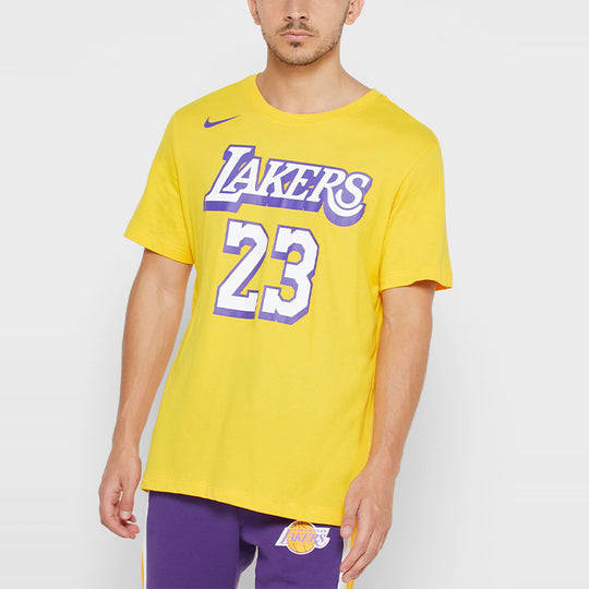 Men's Nike NBA Lakers Lebron James No. 23 Basketball Sports Short Slee -  KICKS CREW