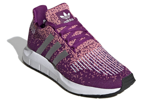 Purple adidas swift store run