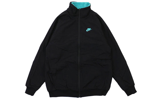 Nike Big Swoosh Reversible Boa Jacket (Asia Sizing) 'Jade Black' BQ654 -  KICKS CREW