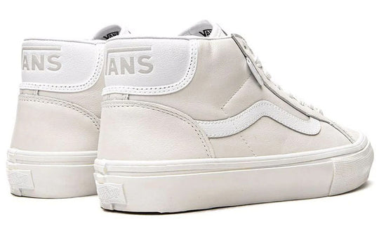 Vans white hot sale mid tops