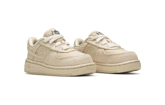 (TD) Nike Stussy x Air Force 1 Low 'Fossil' DC8306-200
