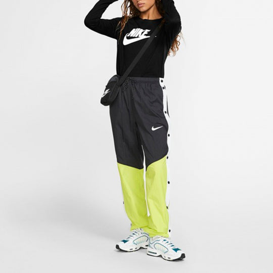 (WMNS) Nike Sportswear Classic Logo Printing Round Neck Long Sleeves B ...