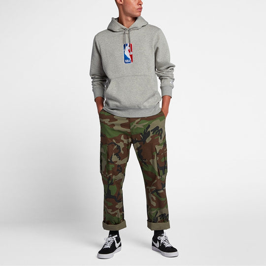 Nike SB x NBA Crossover Casual Sports hooded Printing Gray 938413-063 ...