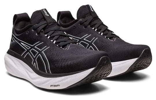 (WMNS) Asics Gel Nimbus 25 'Black Pure Silver' 1012B356-001 - KICKS CREW