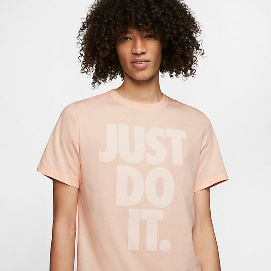 (WMNS) Nike Sportswear Just Do It Graphic T-Shirt 'Pink' CK2271-664