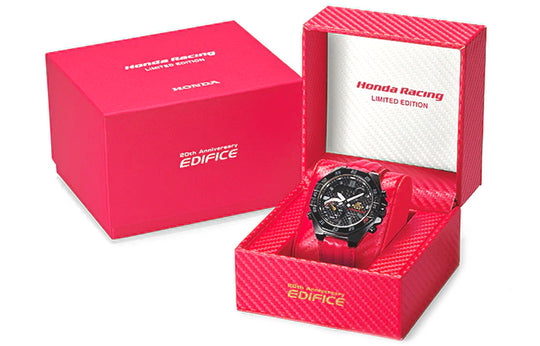 CASIO EDIFICE Waterproof Limited Edition Mens Red/Black Analog