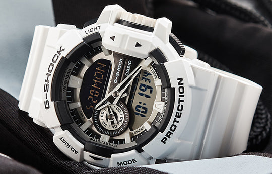 CASIO G-Shock Analog-Digital 'White' GA-400-7ADR - KICKS CREW