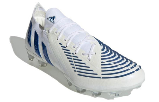 adidas Predator Edge.1 L AG 'White Blue' GW3656 - KICKS CREW