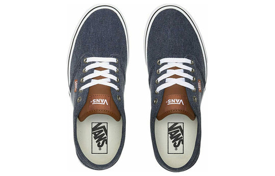 Vans Atwood Casual Fashion Skate Shoes Navy Blue Dark Blue VN000TUYW57