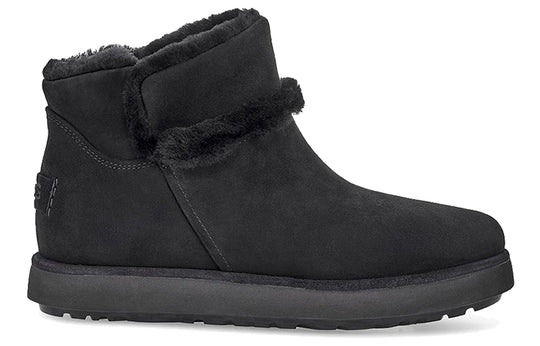 (WMNS) UGG Classic Mini Spill Seam Blvd Snow Boots Black 1108145-BLK