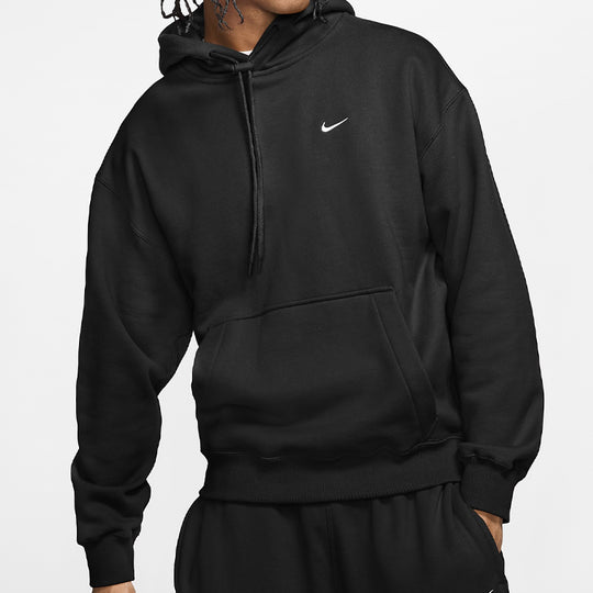 Nike Logo Loose Long Sleeves Pullover hooded Sports Black CV0552-010 ...