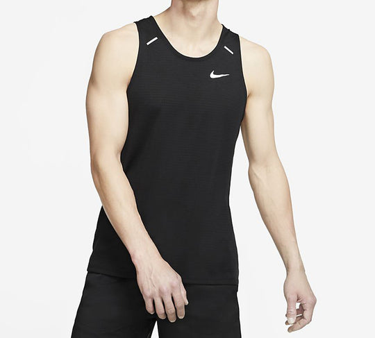 Nike Rise 365 Dri-fit Breathable Quick Dry Running Vest Black CJ5419-0 ...