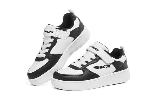 (GS) Skechers Sport Court 92 'White Black' 405697LC-WBK