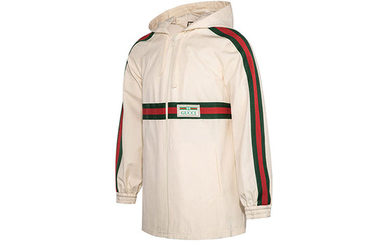 GUCCI Cotton Jacket Hooded Blazer For Unisex White 605613-XJCBV-9381 ...