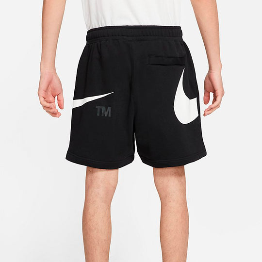 Nike Sportswear Swoosh French Terry Shorts 'Black' DD5997-010-KICKS CREW