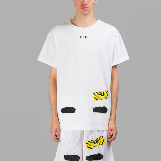 Off-White c/o Virgil Abloh Spray Painting T-shirt in White for Men