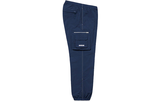 Supreme SS19 Nylon Cargo Pant Casual Jogger Pants Unisex Navy Blue SUP